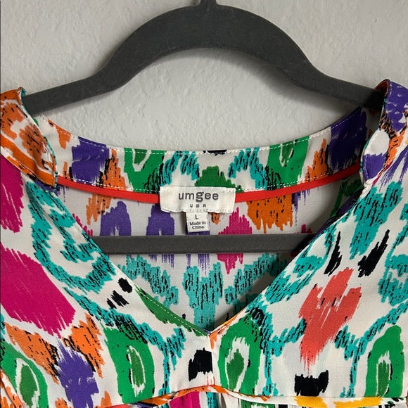 Umgee Multicolor Patterned Blouse - Picture 2 of 3